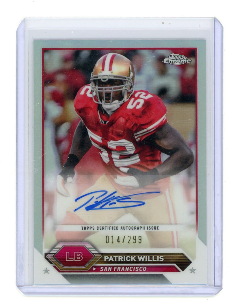 Patrick Willis 2023 Topps Composite "Topps Chrome" Refractor Autograph 