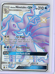 Alolan Ninetales GX Hidden Fates Shiny Holo Rare #SV53/SV94