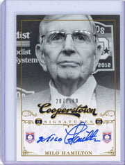 Milo Hamilton 2012 Panini Cooperstown Signatures #'d 287/500