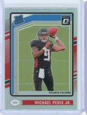 Michael Penix Jr. 2024 Panini Donruss Optic silver prizm rc