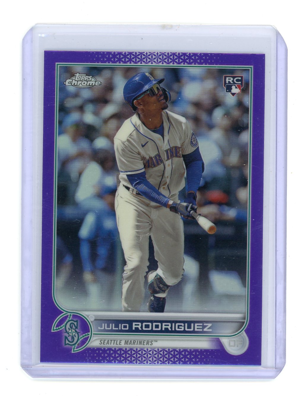 Julio Rodriguez 2022 Topps Chrome Update Purple RC #USC150