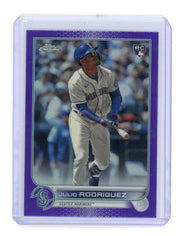 Julio Rodriguez 2022 Topps Chrome Update Purple RC #USC150