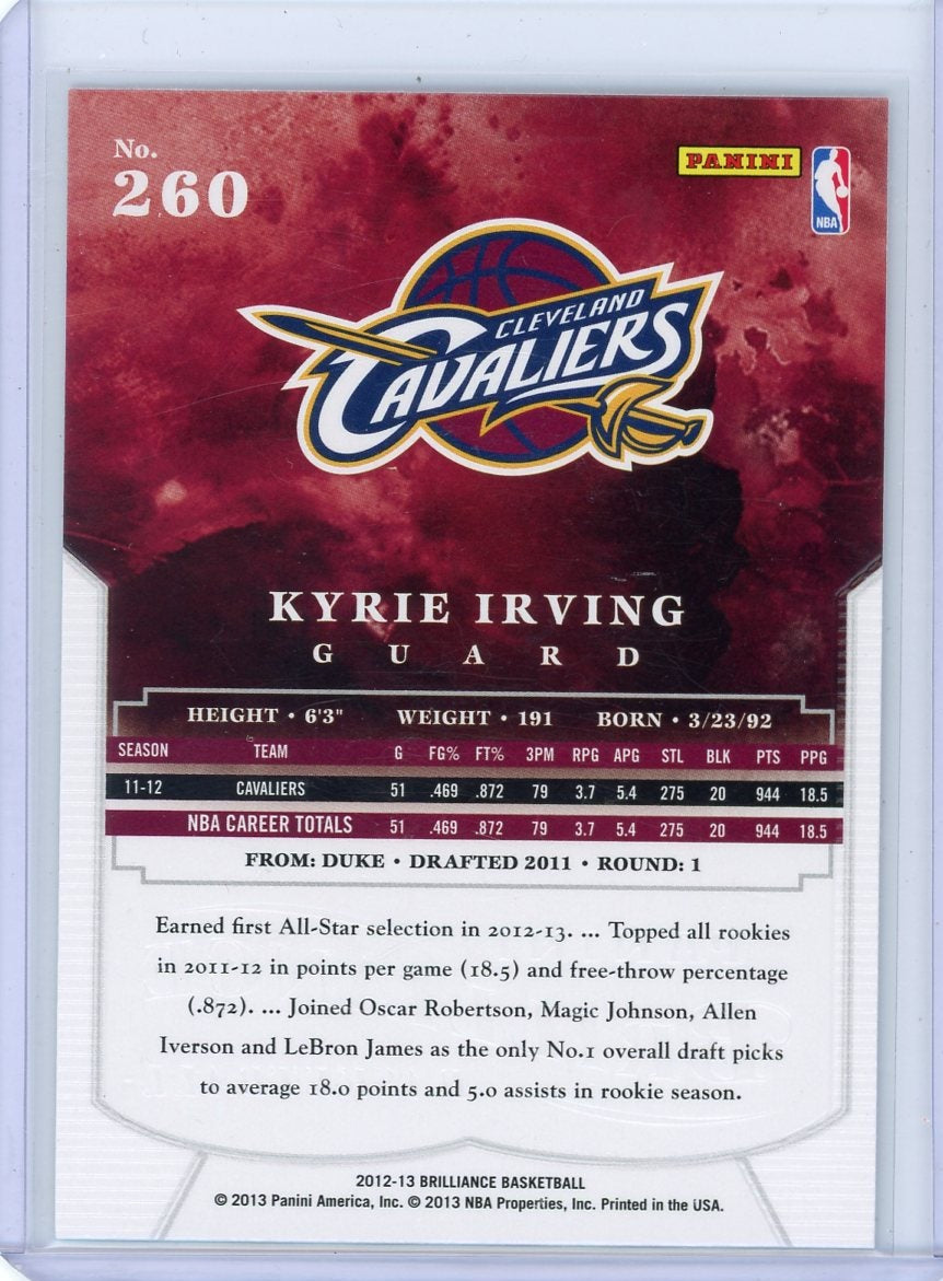 Kyrie Irving 2012-13 Panini Brilliance #260