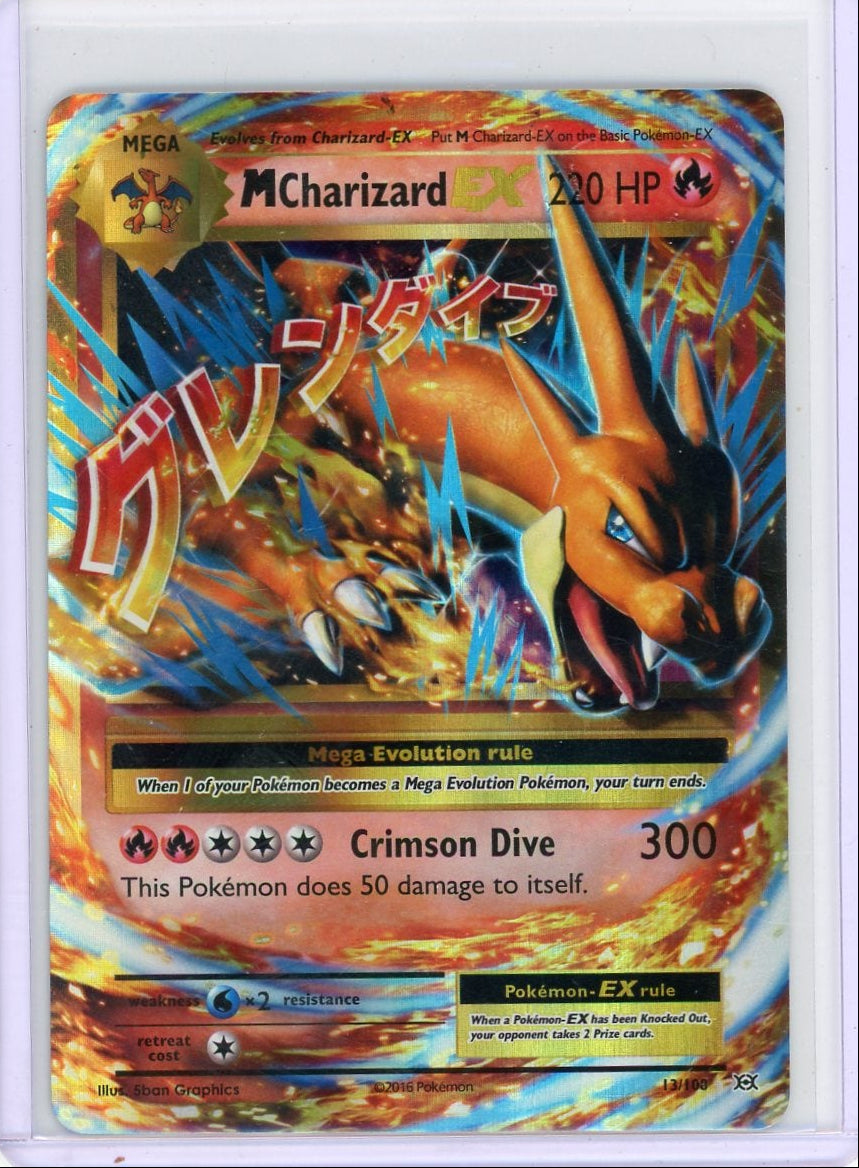 M Charizard EX Pokémon XY Evolutions Ultra Rare #13/108