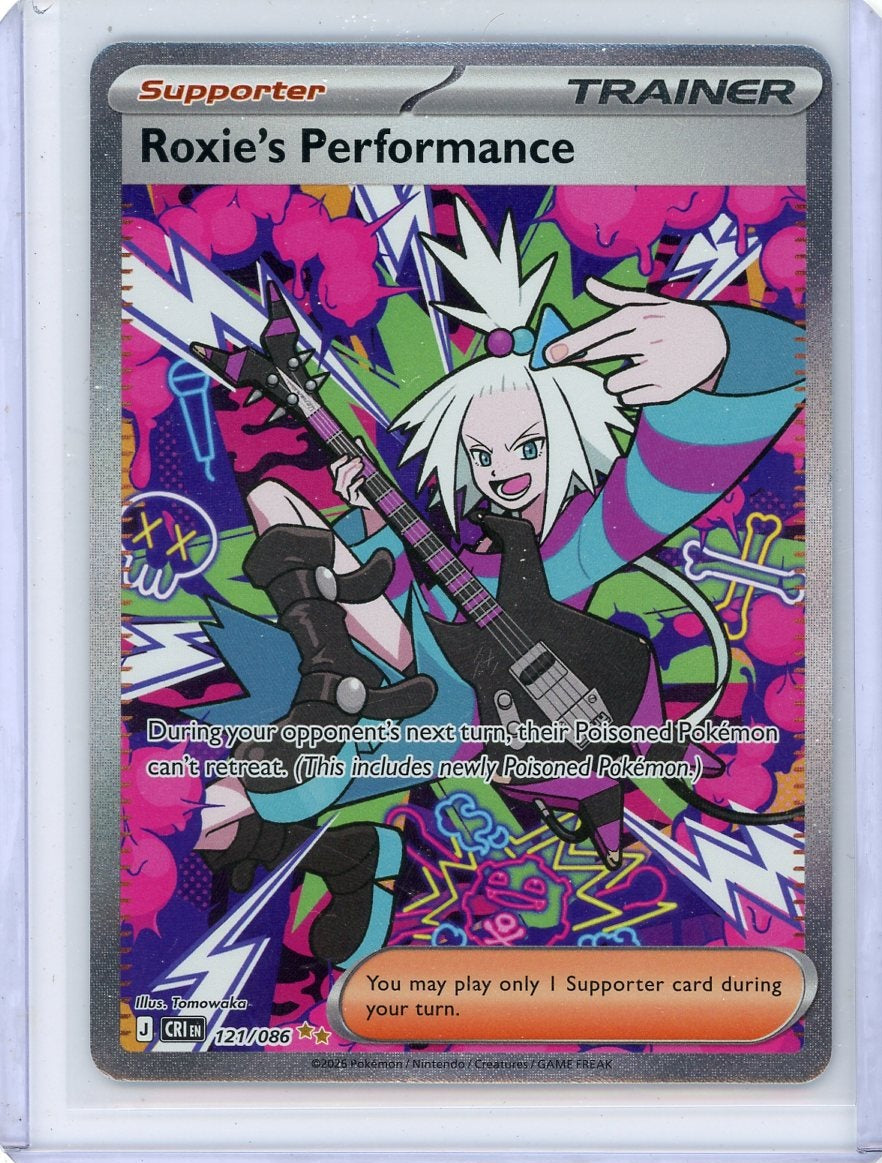 Roxie's Performance 2026 Pokemon Chaos Rising Special Illustration rare #121/086
