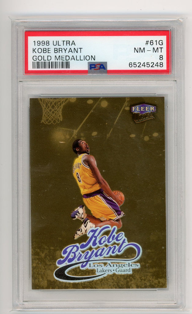 Kobe Bryant 1998 Ultra Gold Medallion PSA 8 – Piece Of The Game