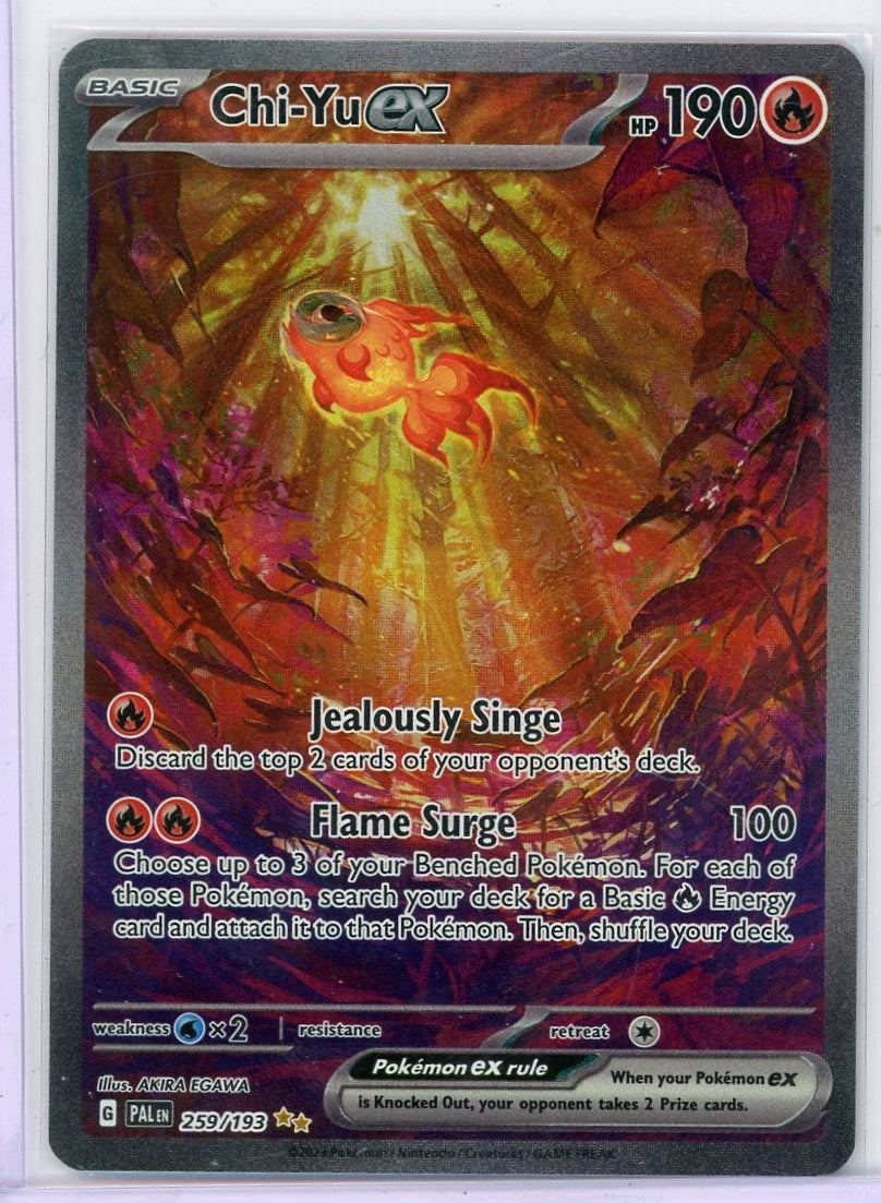 Chi-Yu ex Pokémon Paldea Evolved Special Illustration Rare #259/193