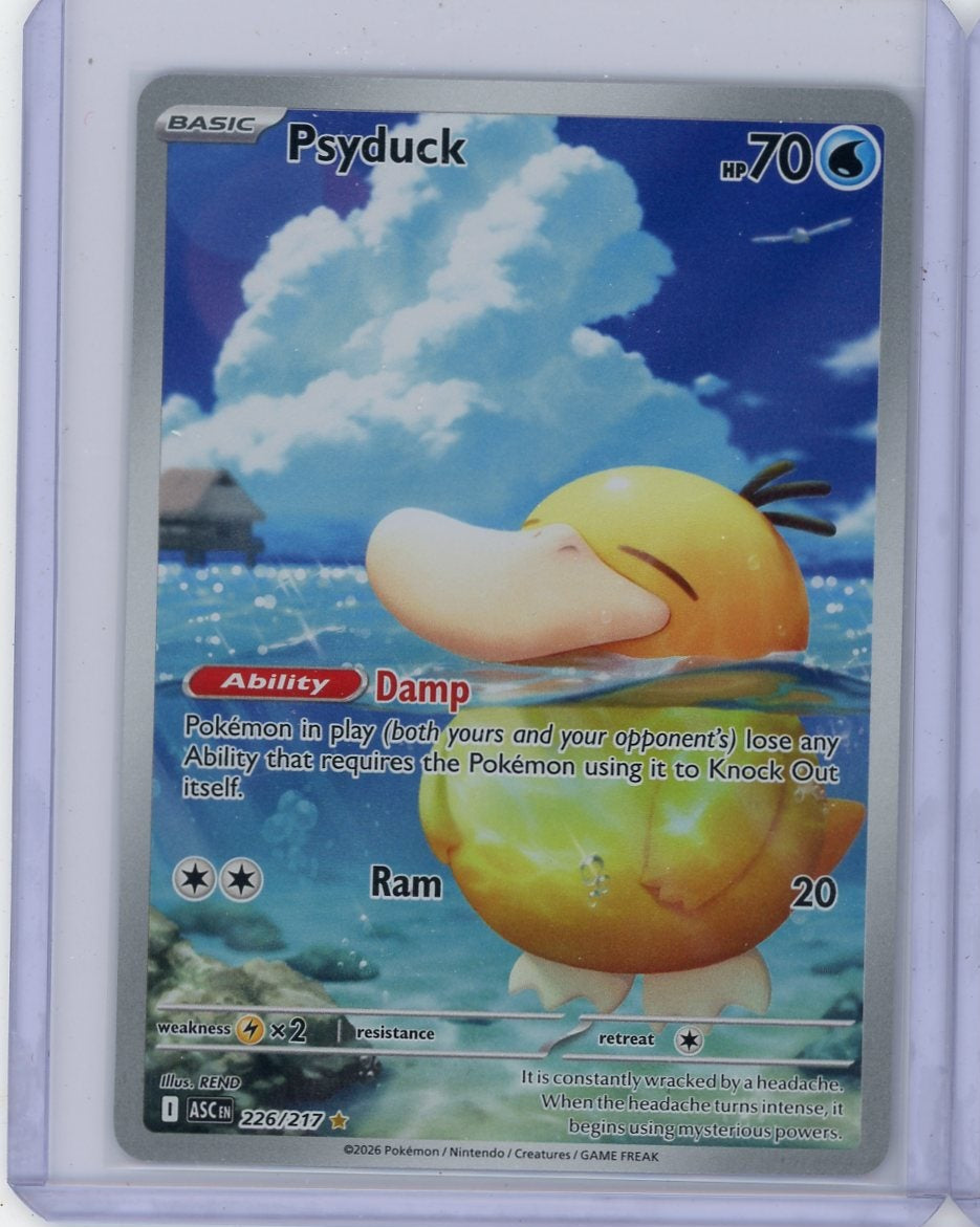 Psyduck Pokémon Ascended Heroes Illustration Rare #226/217