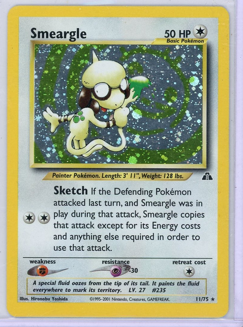 Smeargle Pokémon Neo Discovery Holo #11/75