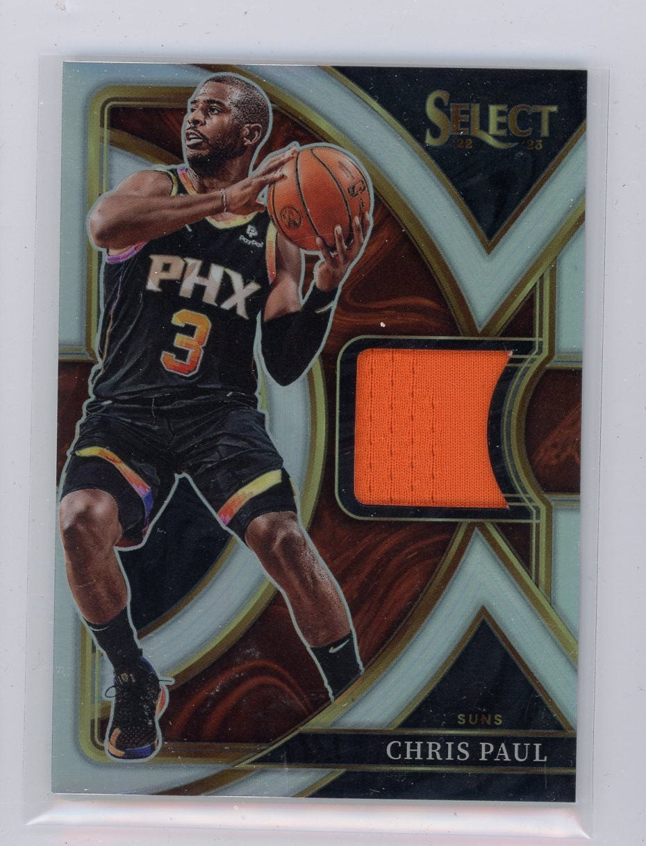 Chris Paul 2022-23 Panini Select Selective Swatches silver prizm