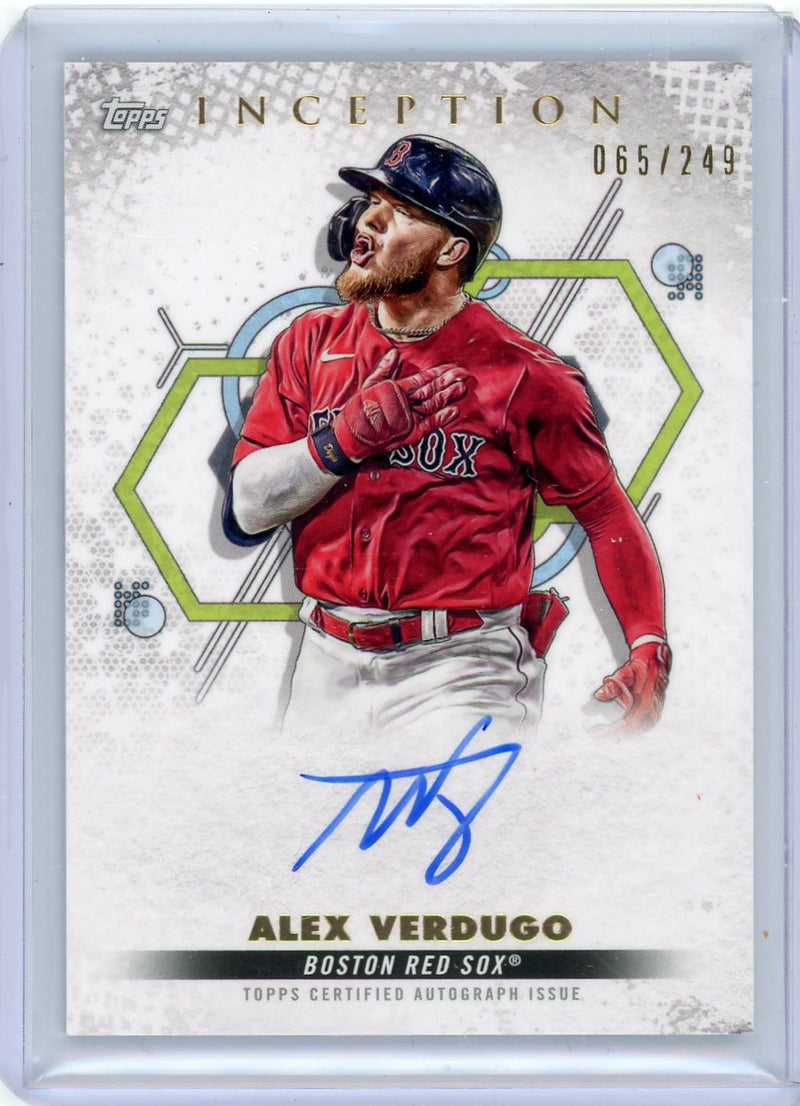 Alex Verdugo 2022 Topps Inception Auto /249