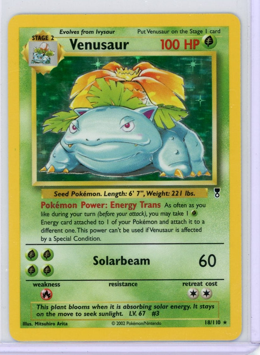 Venusaur Pokémon Legendary Collection Holo Rare #18/110