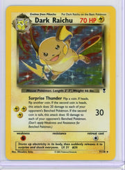 Dark Raichu Pokémon Legendary Collection Holo Rare #7/110