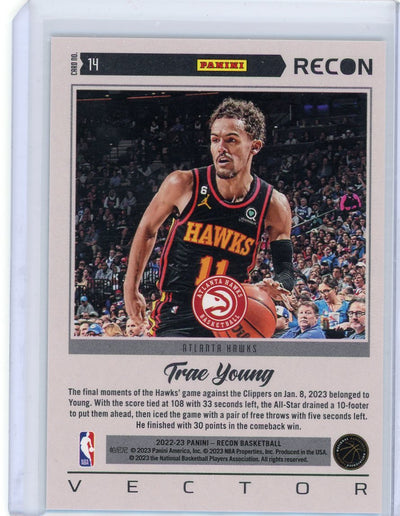 Trae Young 2022-23 Panini Recon Vector