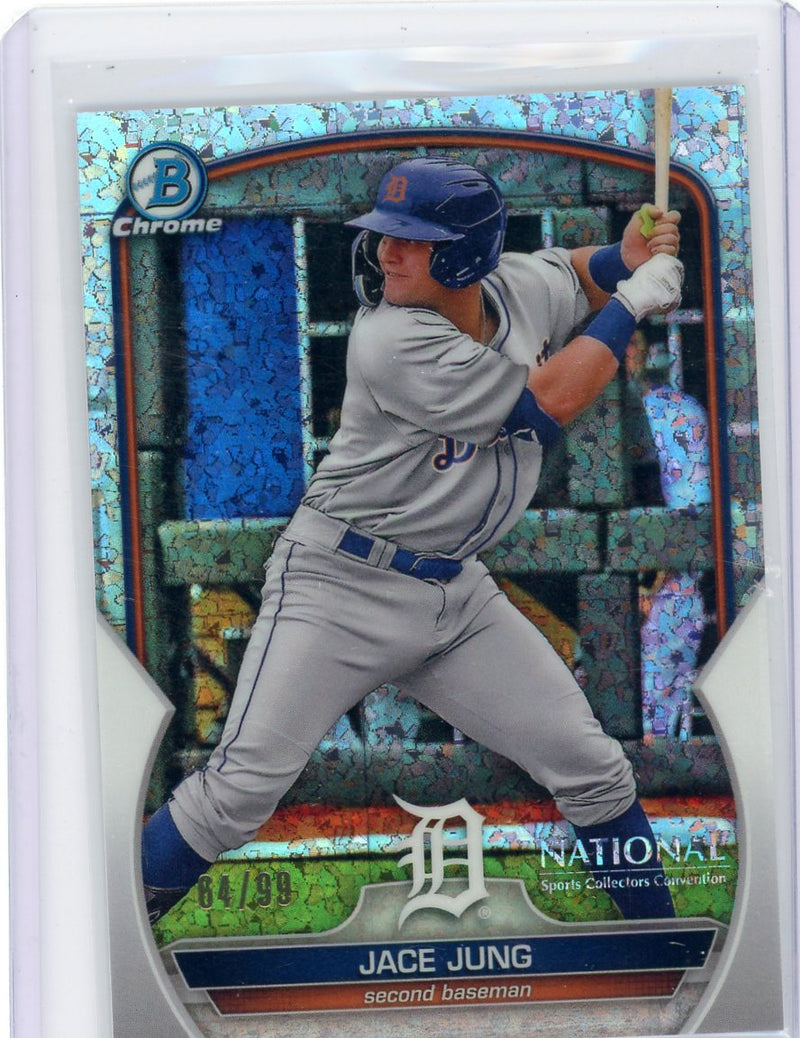 Jace Jung 2023 Bowman Chrome National Convention Mini Diamond 64/99