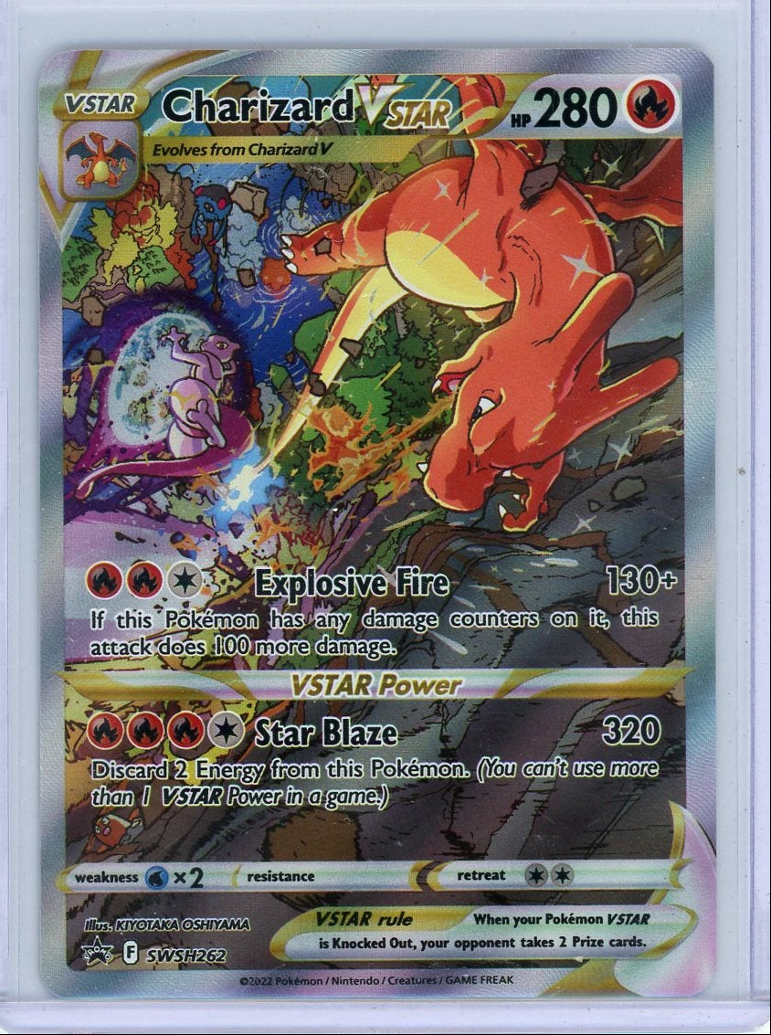 Charizard Vstar Pokémon Sword & Shield Black Star Promo #SWSH262