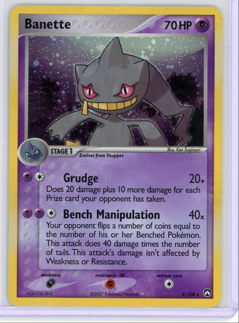 Banette Pokémon EX Power Keepers Holo #4/108