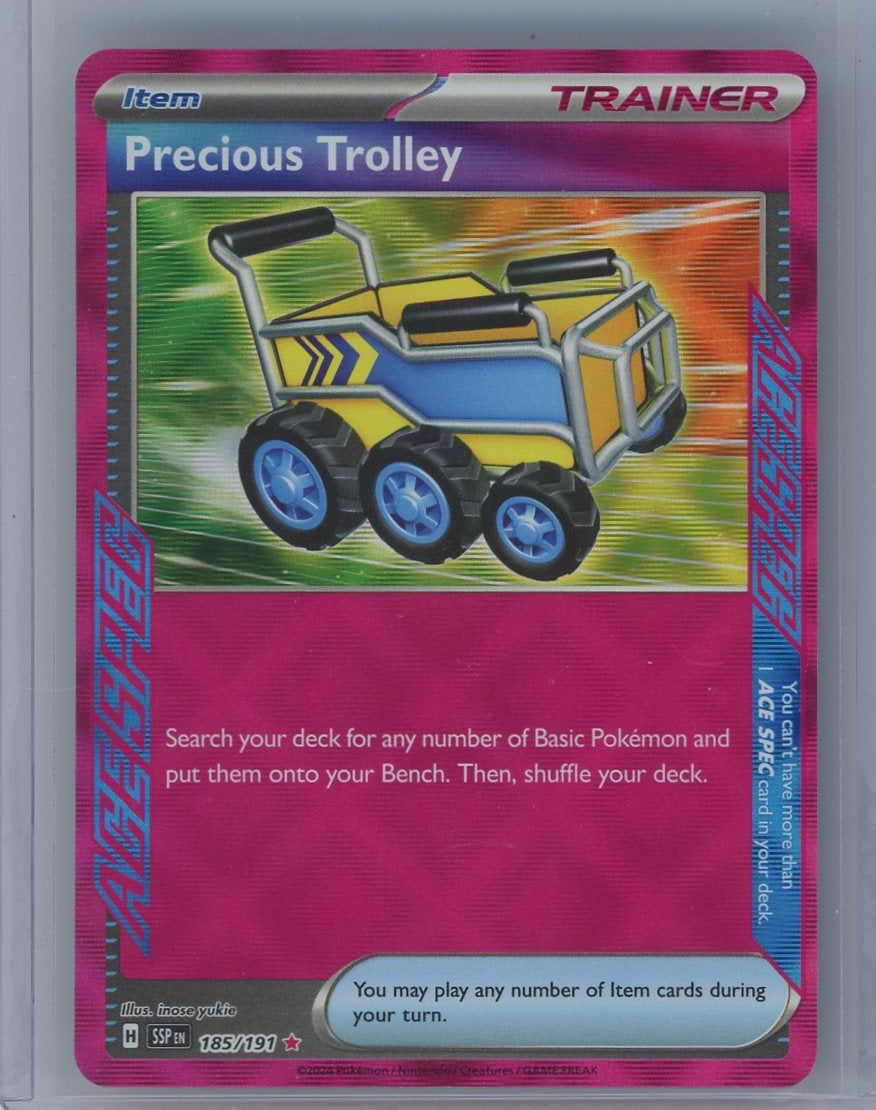 Precious Trolley 2024 Pokemon Surging Sparks #185/191