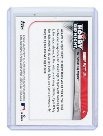 Bobby Witt Jr. 2024 Topps Hobby Rip Night Red Border SP