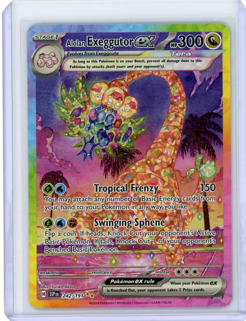 Alolan Exeggutor EX Pokémon Surging Sparks SIR 