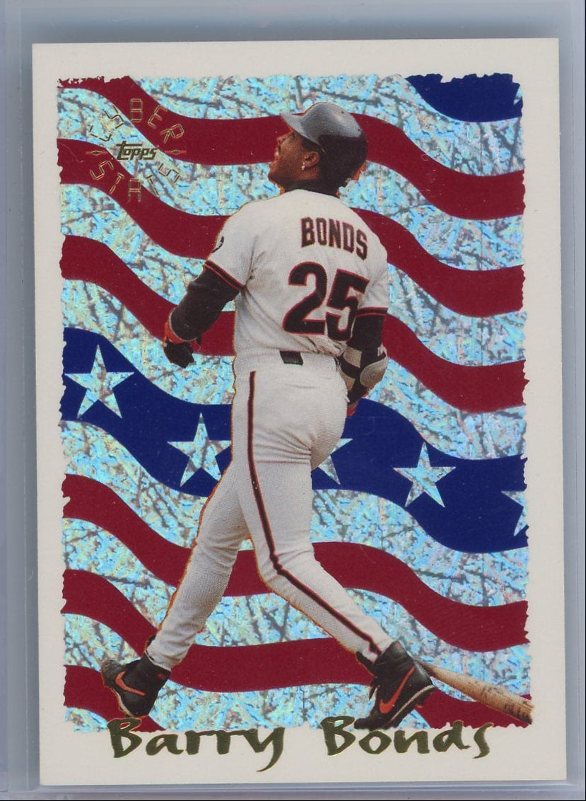 Barry Bonds 1995 Topps Cyber Stars #1