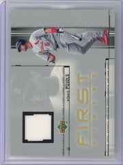 Albert Pujols 2001 Upper Deck First Timers jersey relic rookie card