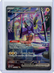 Miraidon ex 2023 Pokemon Scarlet & Violet Special Illustration rare #244/198