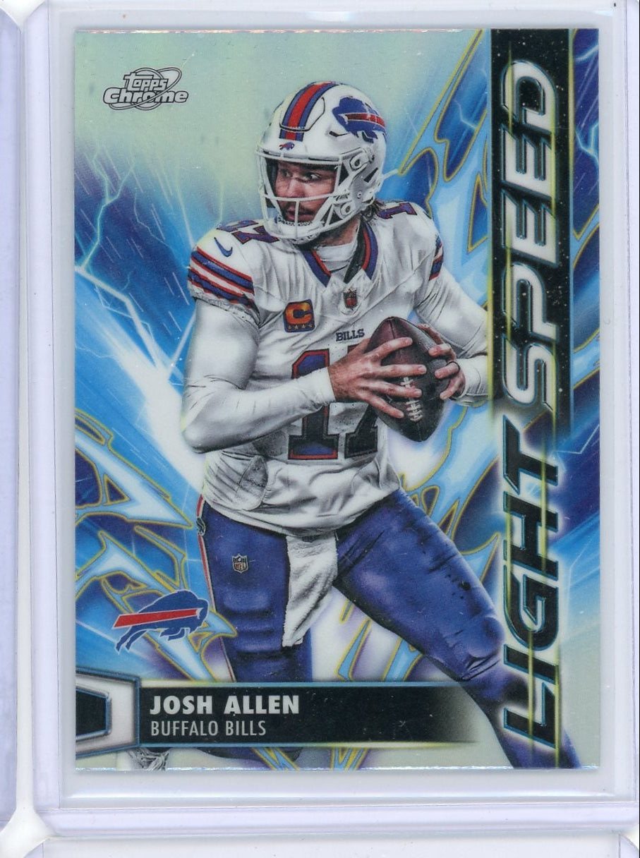 Josh Allen 2025 Topps Chrome Lightspeed