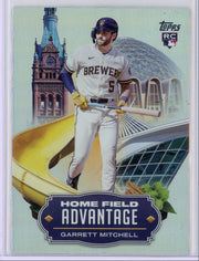 Garrett Mitchell 2023 Topps Update Series Home Field Advantage SSP RC