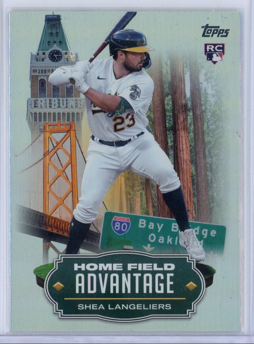 Shea Langeliers 2023 Topps Update Series Home Field Advantage SSP RC