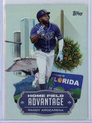 Randy Arozarena 2023 Topps Update Series Home Field Advantage SSP
