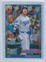 Shohei Ohtani 2025-26 Topps Chrome 75 Years of Baseball Mojo Refractor