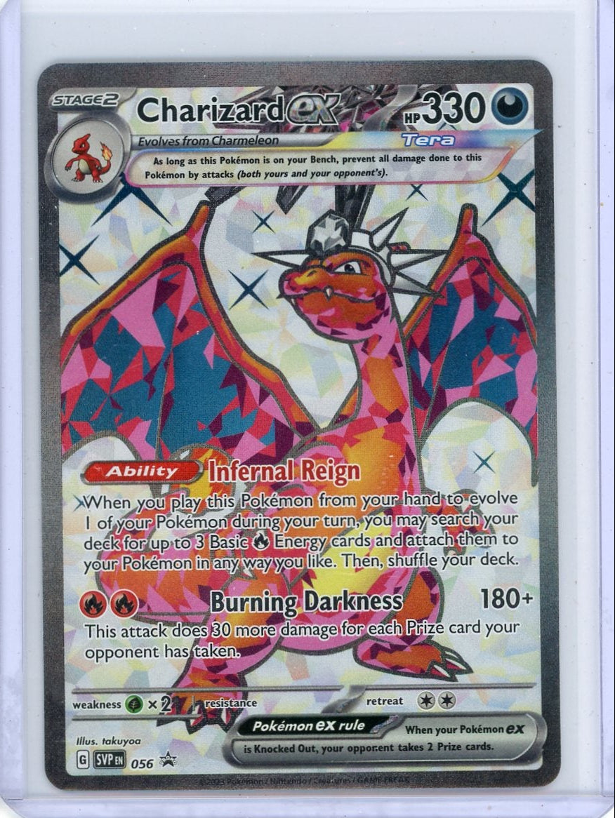 Charizard ex Pokémon Scarlet & Violet Black Star Promo #056