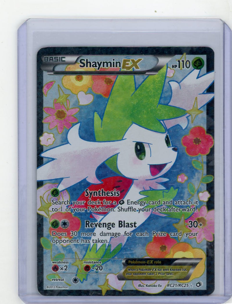 Shaymin EX Full Art Pokémon Legendary Treasures 