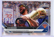 Jalen Brunson 2026 Topps Now NBA Championship Victory Parade