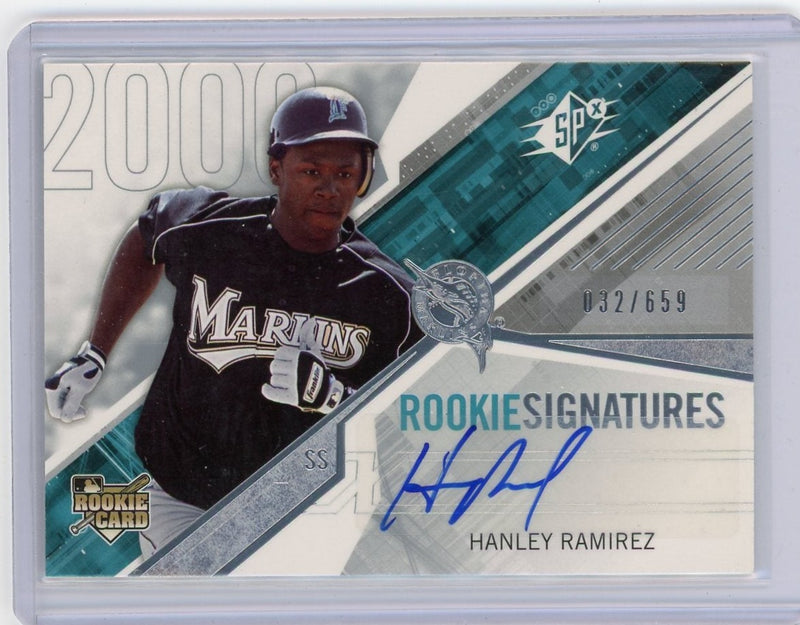 Hanley Ramirez 2006 Upper Deck SP rookie signatures 