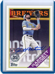 Garrett Mitchell 2023 Topps 35h Anniversary autograph rookie card