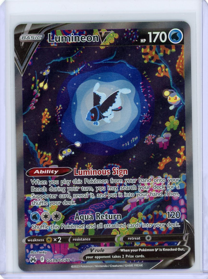 Lumineon V 2023 Pokemon rare holo GG39/GG70