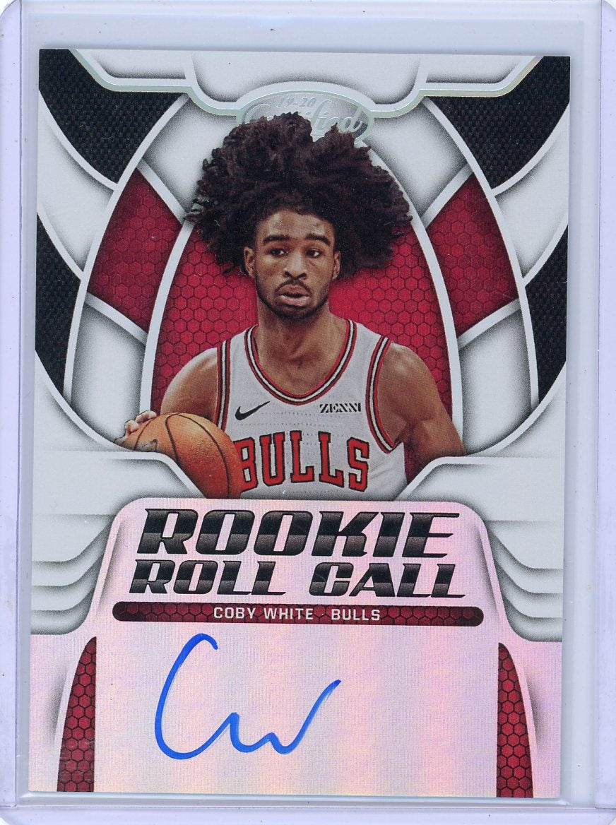 Coby White 2019-20 Panini Certified Rookie Roll Call Auto