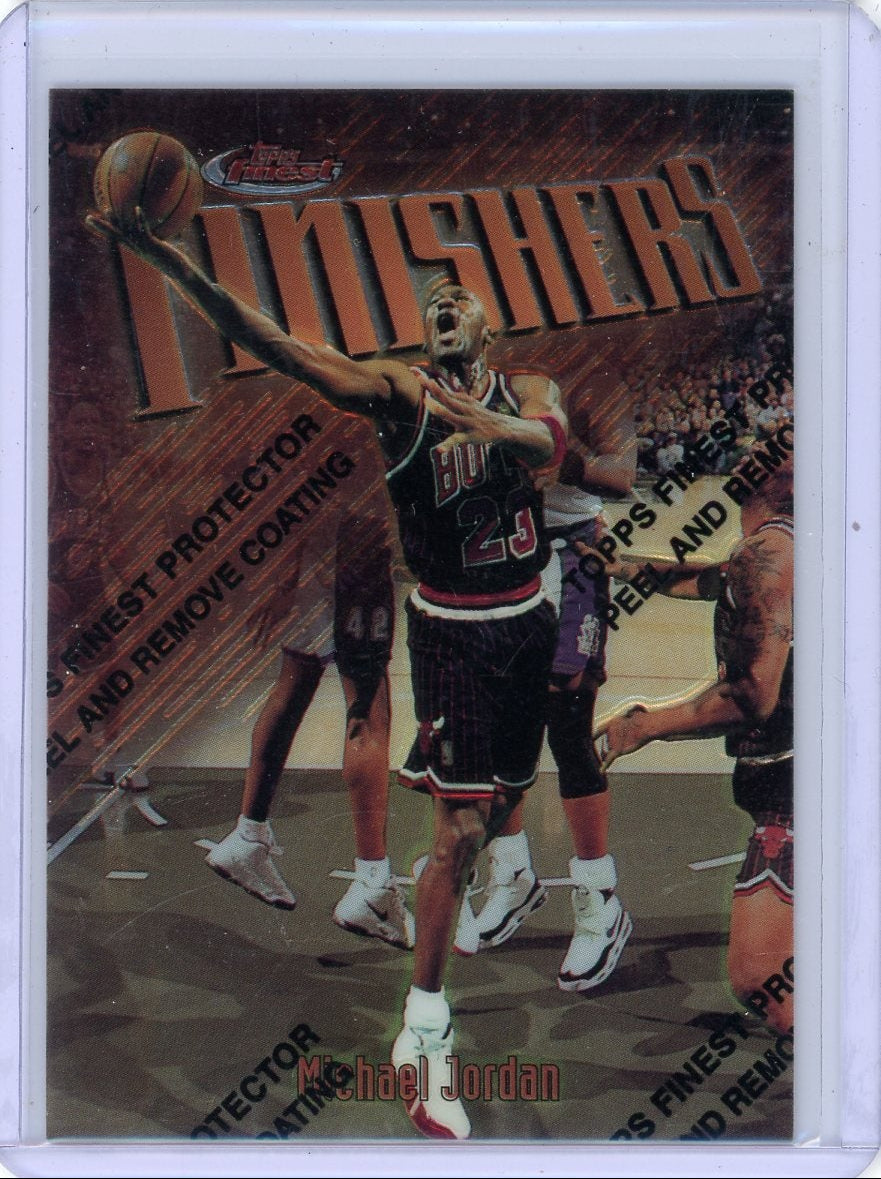 Michael Jordan 1997 Topps Finest Finishers (With Coating)