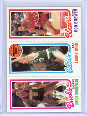 J. Bridgeman/L. Bird/R. Brewer 1980 Topps