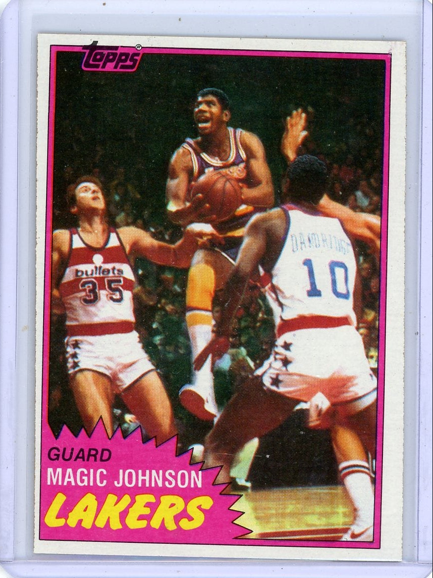 Magic Johnson 1981 Topps #21