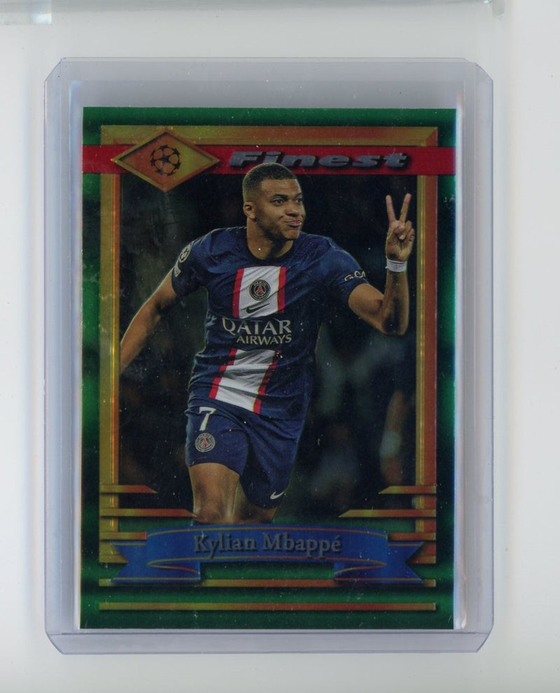 Kylian Mbappe 2023 Topps Finest Flashbacks 