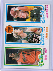 S. May/L. Bird/J. Sikma 1980 Topps