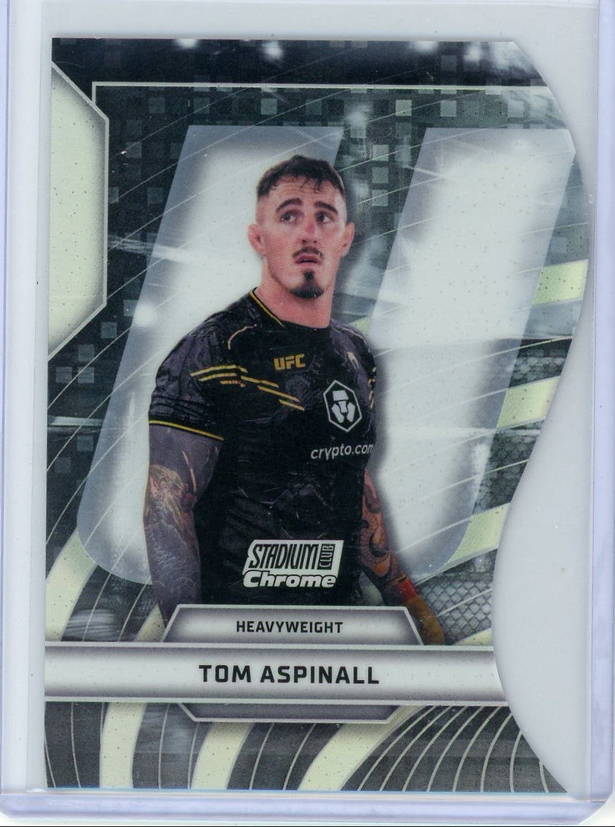 Tom Aspinall UFC Stadium Club Chrome Triumvirates #TV-13