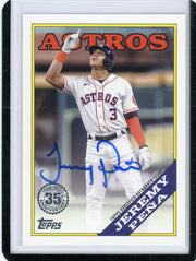Jeremy Pena 2023 Topps 35th Anniversary autograph