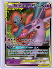 Espeon & Deoxys GX Tag Team Pokémon Unified Minds #72/236