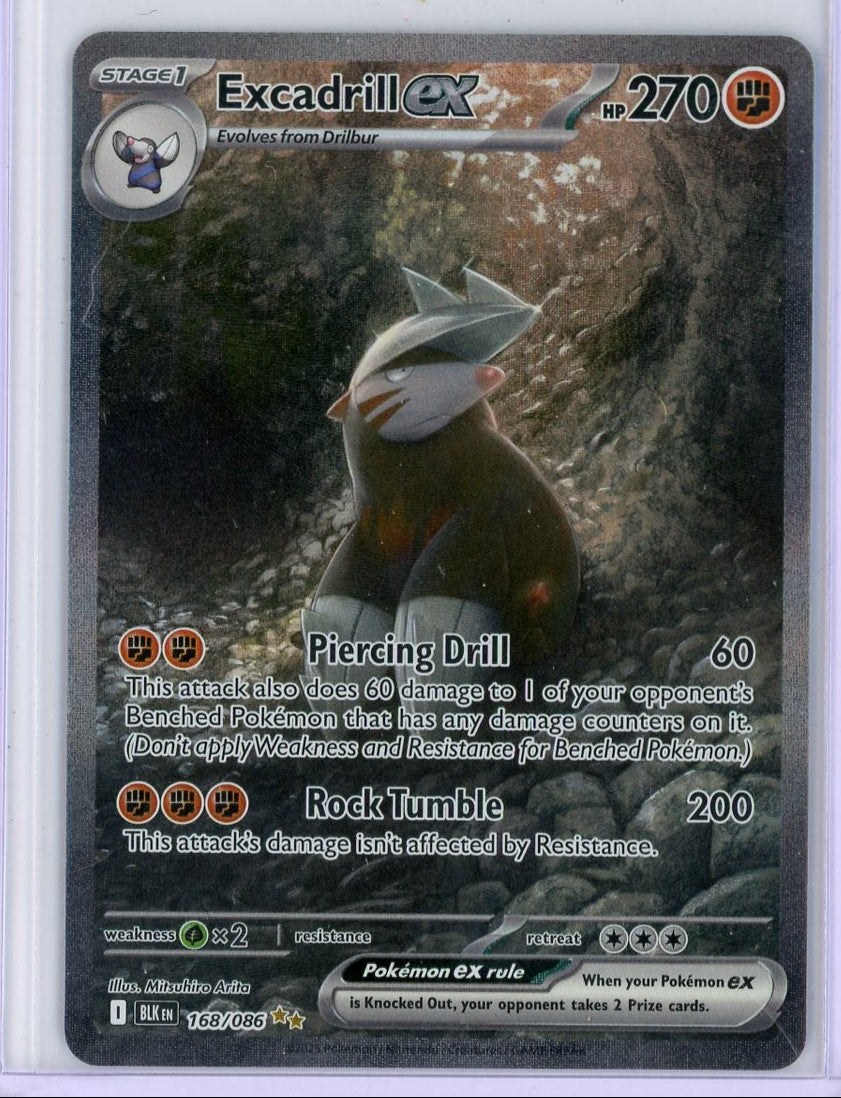 Excadrill ex SIR Pokémon Black Bolt 168/086