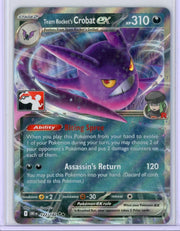 Team Rocket's Crobat ex Pokémon #122/182 - with PLAY Stamp