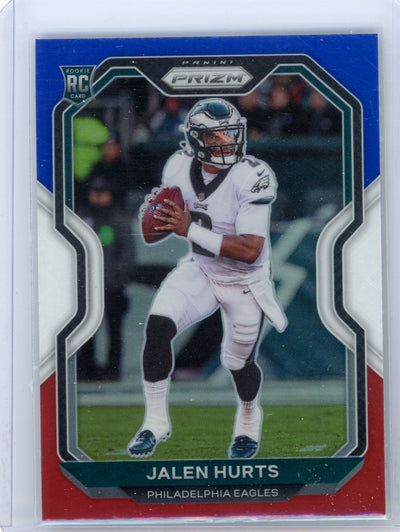 Jalen Hurts 2020 Select Prizm White Die Cut #150 RC